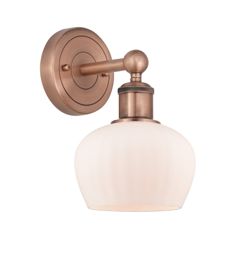 Innovations 616-1W-AC-G91 One Light Wall Sconce, Antique Copper