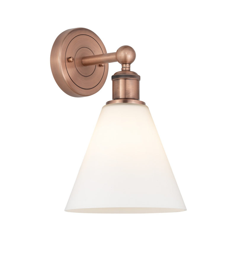 Innovations 616-1W-AC-GBC-81 One Light Wall Sconce, Antique Copper