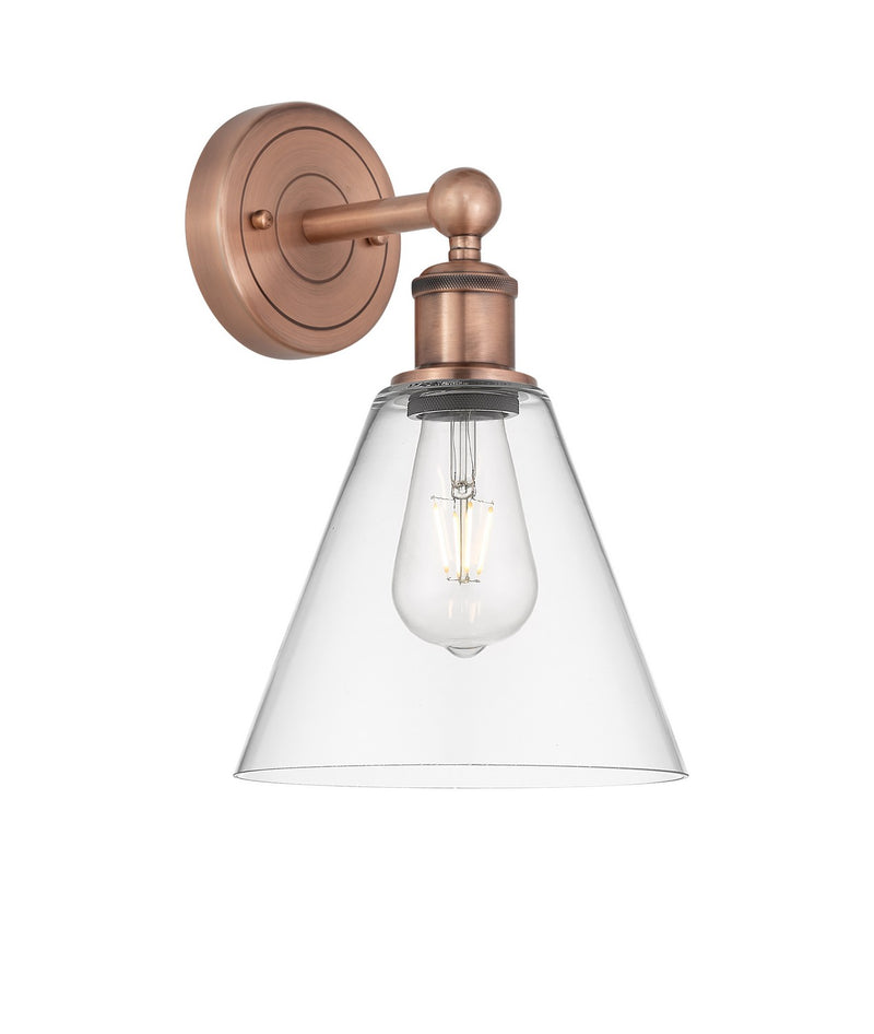 Innovations 616-1W-AC-GBC-82 One Light Wall Sconce, Antique Copper