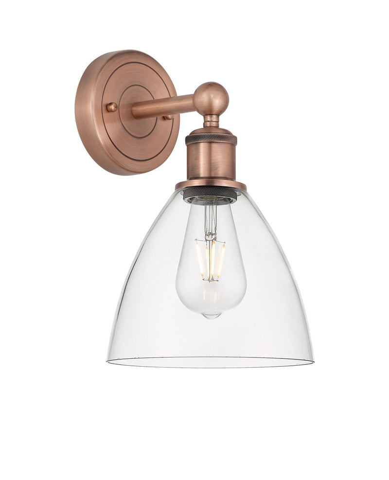 Innovations 616-1W-AC-GBD-752 One Light Wall Sconce, Antique Copper