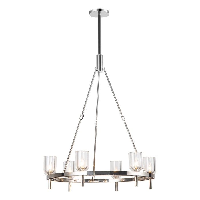 Hubbardton Forge 104230-SKT-86-05-SE2811 Four Light Pendant, Modern Brass