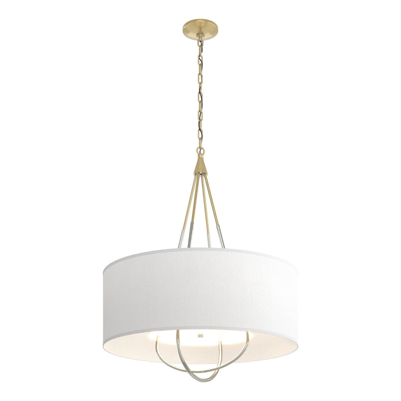 Hubbardton Forge 104230-SKT-86-85-SF2811 Four Light Pendant, Modern Brass