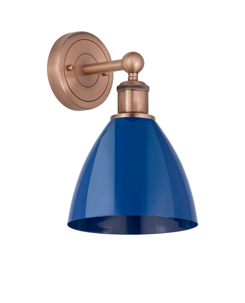 Innovations 616-1W-AC-MBD-75-BL One Light Wall Sconce, Antique Copper