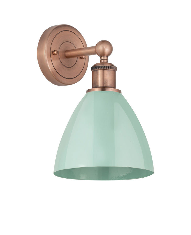 Innovations 616-1W-AC-MBD-75-SF One Light Wall Sconce, Antique Copper