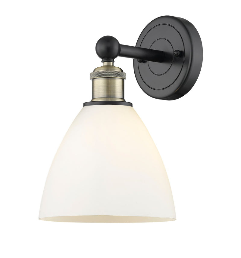 Innovations 616-1W-BAB-GBD-751 One Light Wall Sconce, Black Antique Brass