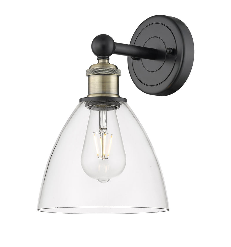 Innovations 616-1W-BAB-GBD-752 One Light Wall Sconce, Black Antique Brass