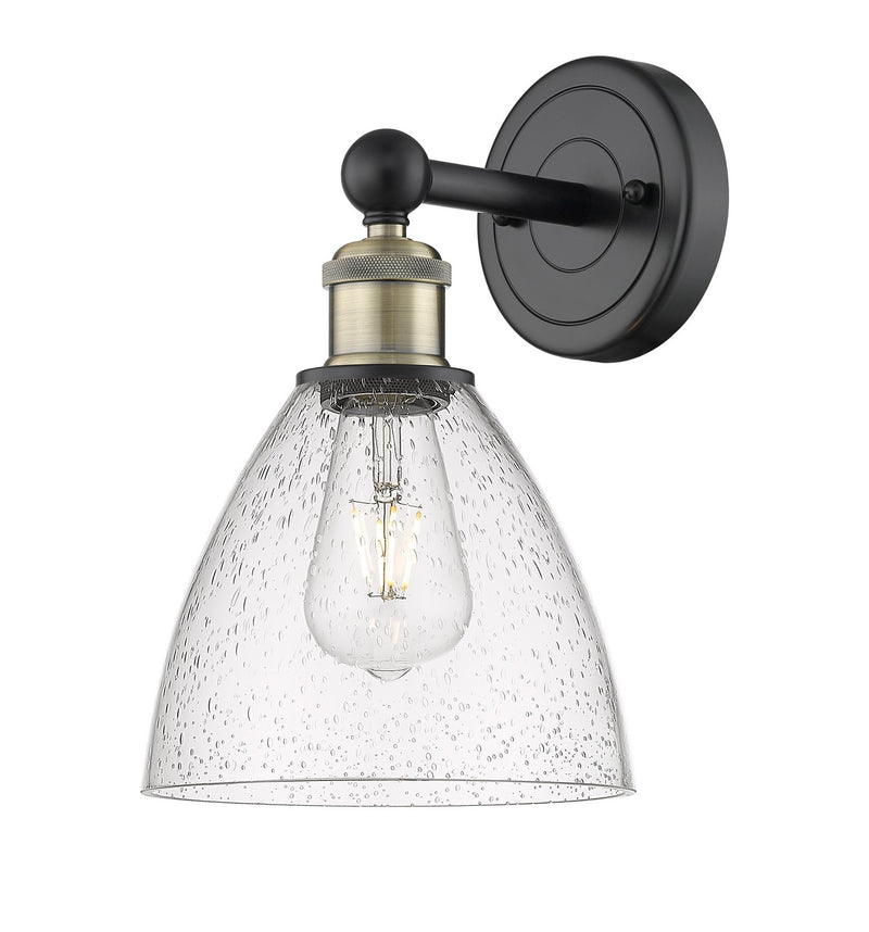 Innovations 616-1W-BAB-GBD-754 One Light Wall Sconce, Black Antique Brass