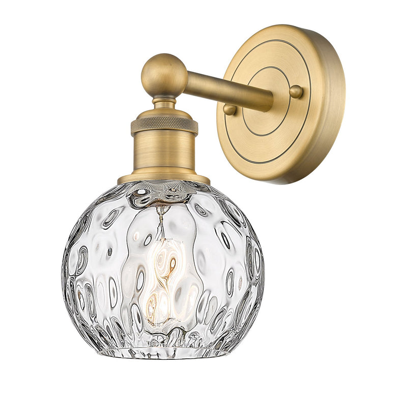 Innovations 616-1W-BB-G1215-6 One Light Wall Sconce, Brushed Brass