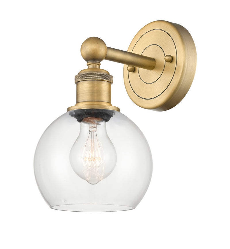 Innovations 616-1W-BB-G122-6 One Light Wall Sconce, Brushed Brass