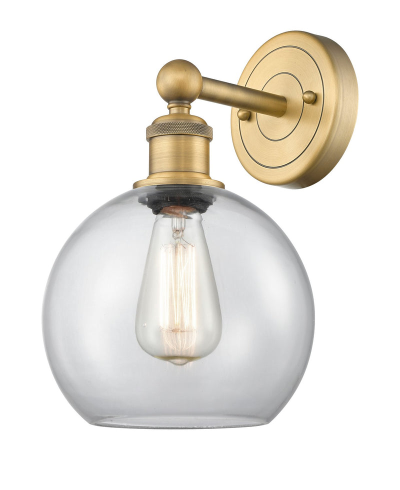 Innovations 616-1W-BB-G122-8 One Light Wall Sconce, Brushed Brass