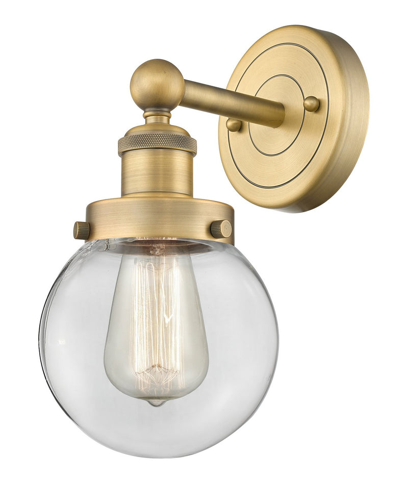 Innovations 616-1W-BB-G202-6 One Light Wall Sconce, Brushed Brass