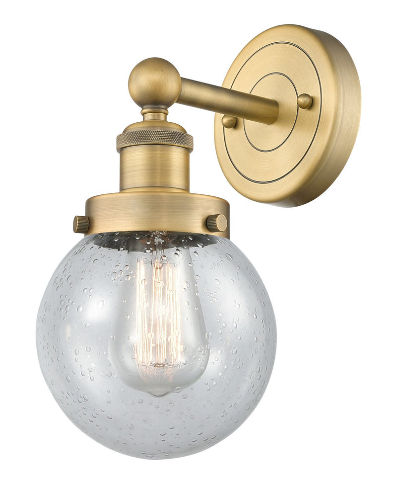 Innovations 616-1W-BB-G204-6 One Light Wall Sconce, Brushed Brass