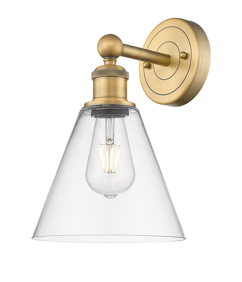 Innovations 616-1W-BB-GBC-82 One Light Wall Sconce, Brushed Brass