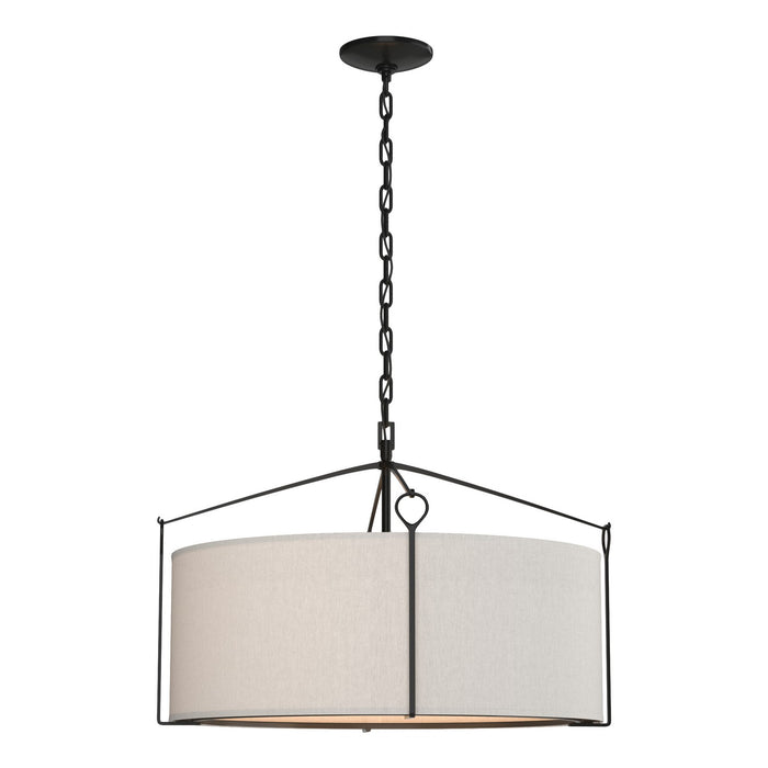 Hubbardton Forge 104250-SKT-10-SE2290 Four Light Pendant, Black