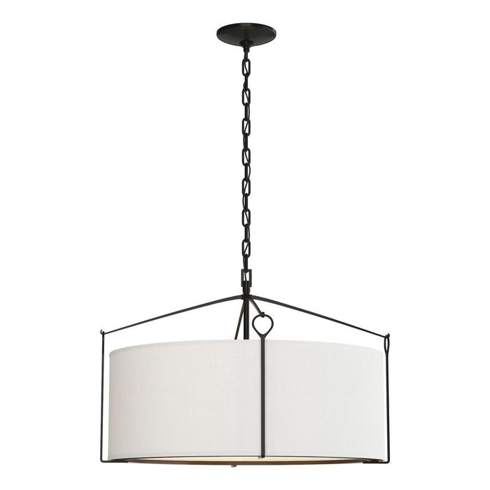 Hubbardton Forge 104250-SKT-10-SF2290 Four Light Pendant, Black