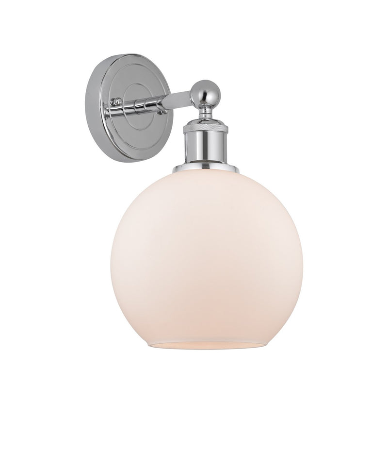 Innovations 616-1W-PC-G121-8 One Light Wall Sconce, Polished Chrome