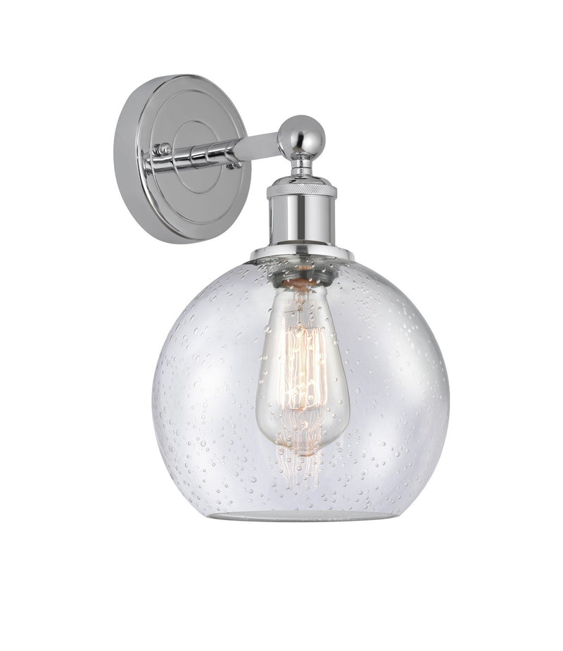 Innovations 616-1W-PC-G124-8 One Light Wall Sconce, Polished Chrome