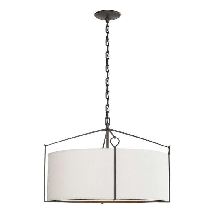 Hubbardton Forge 104250-SKT-14-SF2290 Four Light Pendant, Oil Rubbed Bronze