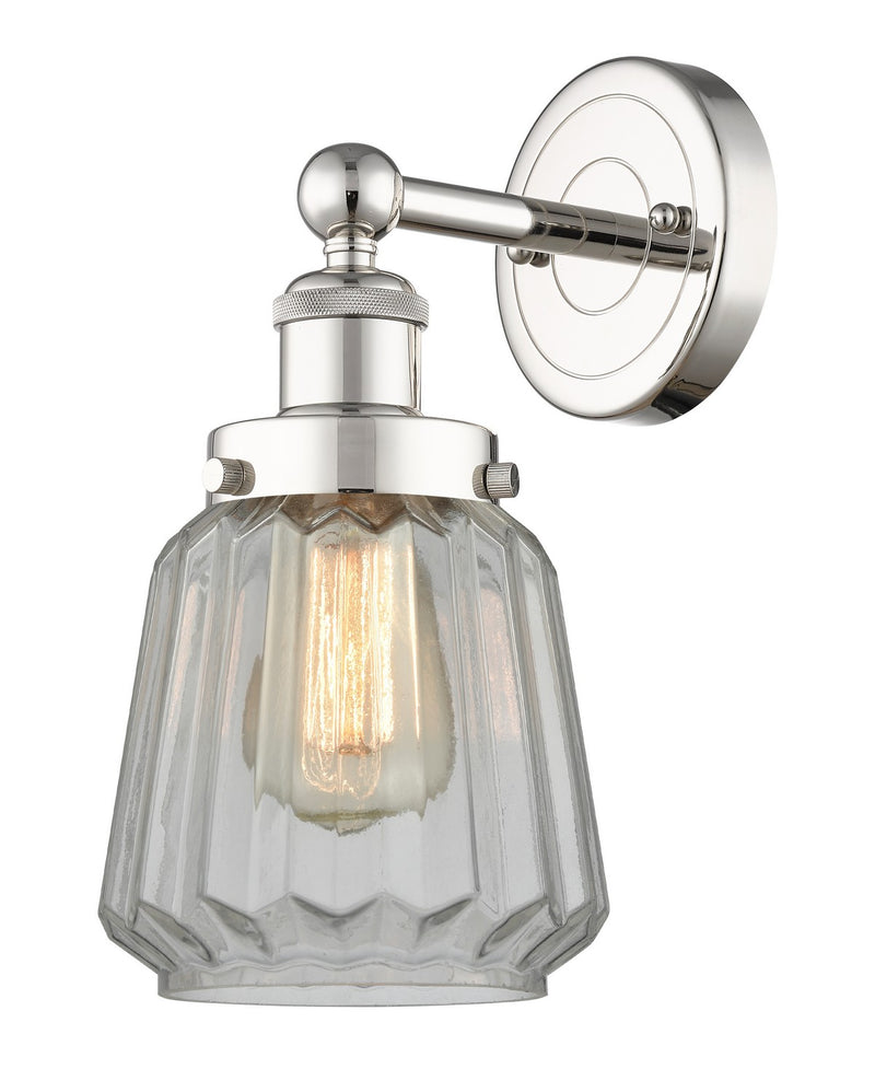 Innovations 616-1W-PN-G142 One Light Wall Sconce, Polished Nickel