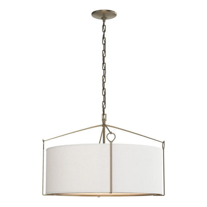 Hubbardton Forge 104250-SKT-84-SF2290 Four Light Pendant, Soft Gold