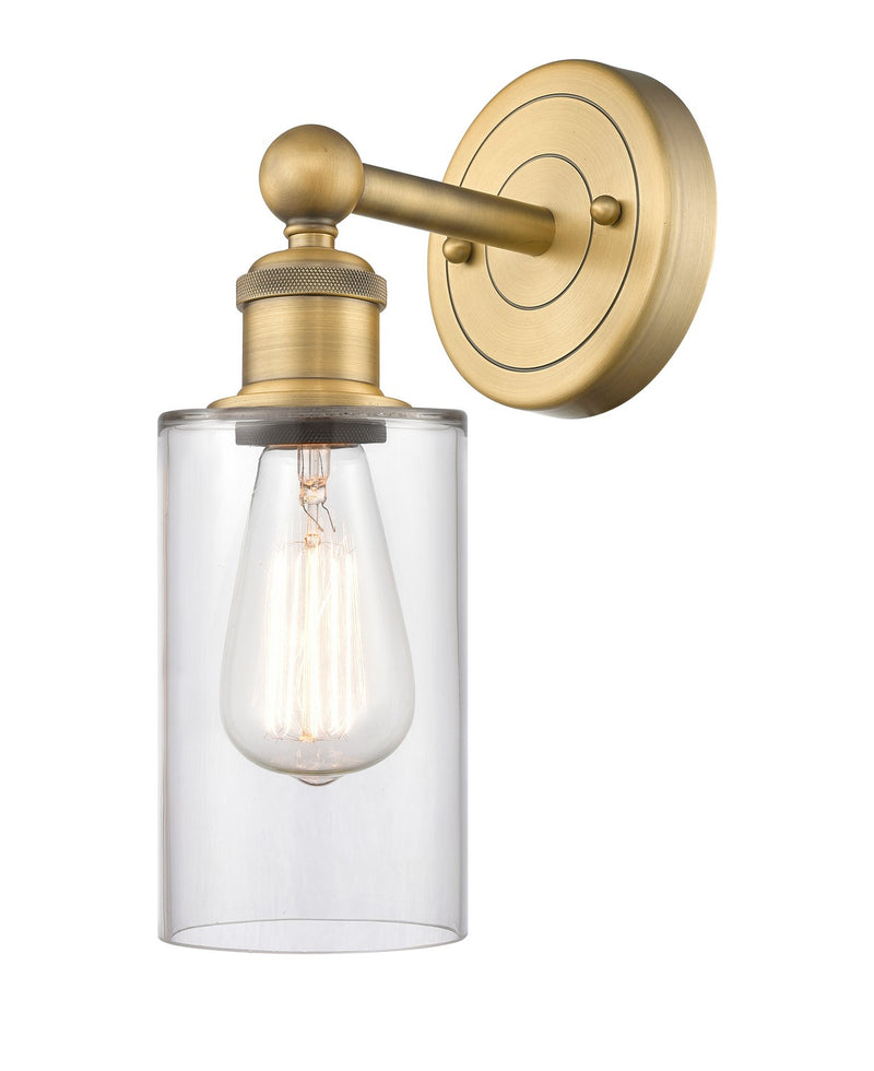 Innovations 616-1W-BB-G802 One Light Wall Sconce, Brushed Brass