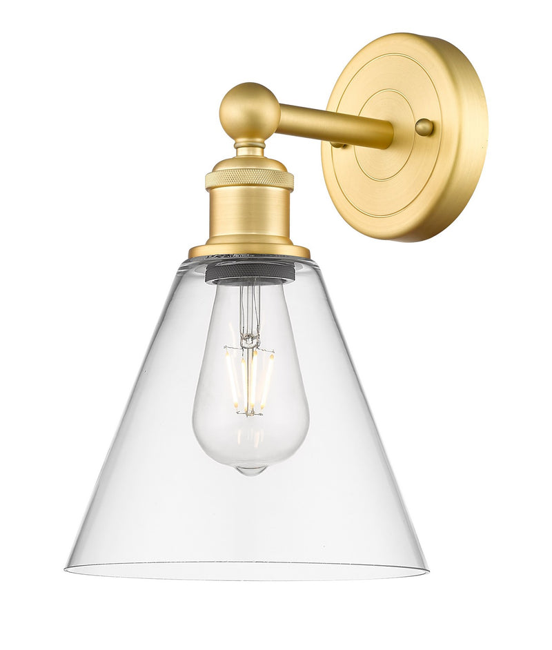 Innovations 616-1W-SG-GBC-82 One Light Wall Sconce, Satin Gold