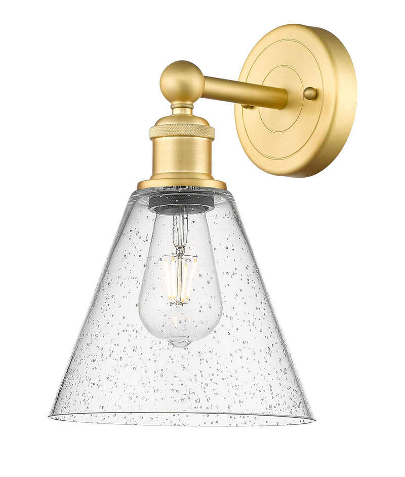 Innovations 616-1W-SG-GBC-84 One Light Wall Sconce, Satin Gold