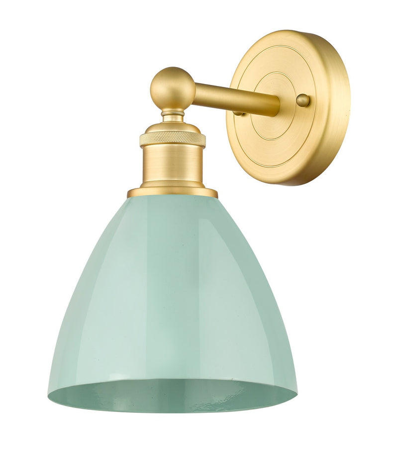 Innovations 616-1W-SG-MBD-75-SF One Light Wall Sconce, Satin Gold