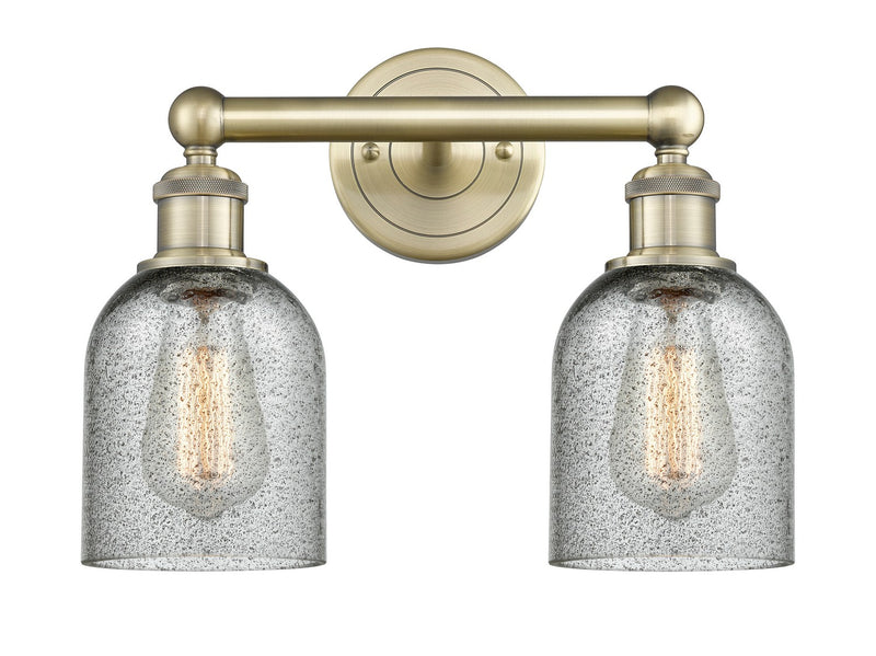 Innovations 616-2W-AB-G257 Two Light Bath Vanity, Antique Brass