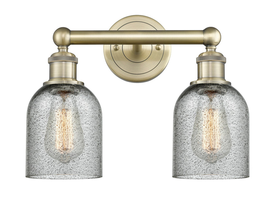 Innovations 616-2W-AB-G257 Two Light Bath Vanity, Antique Brass