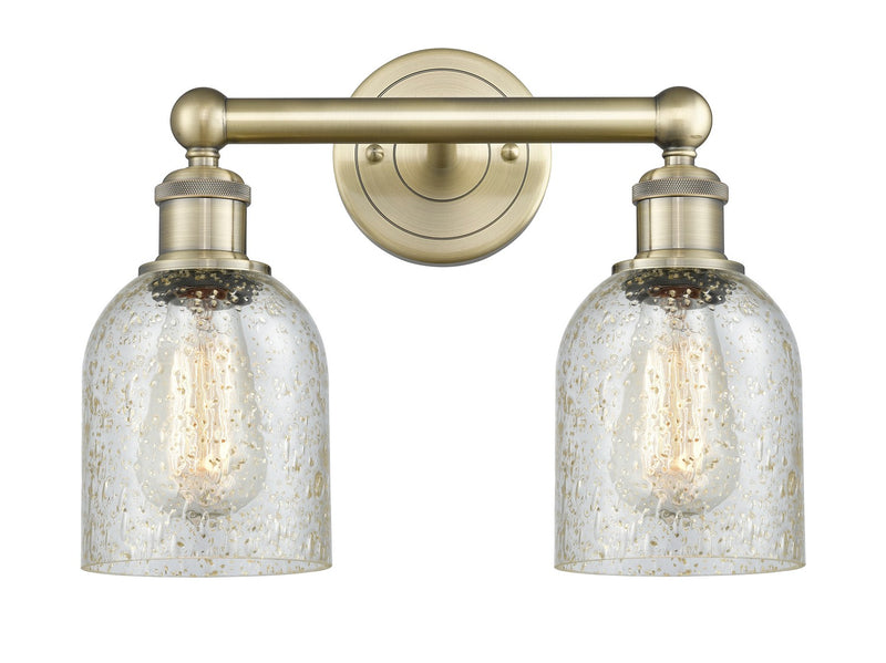 Innovations 616-2W-AB-G259 Two Light Bath Vanity, Antique Brass