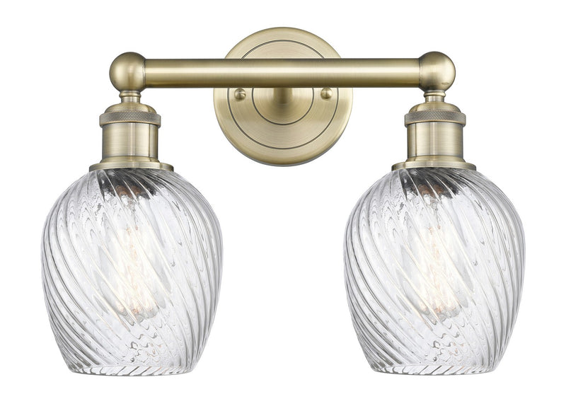 Innovations 616-2W-AB-G292 Two Light Bath Vanity, Antique Brass