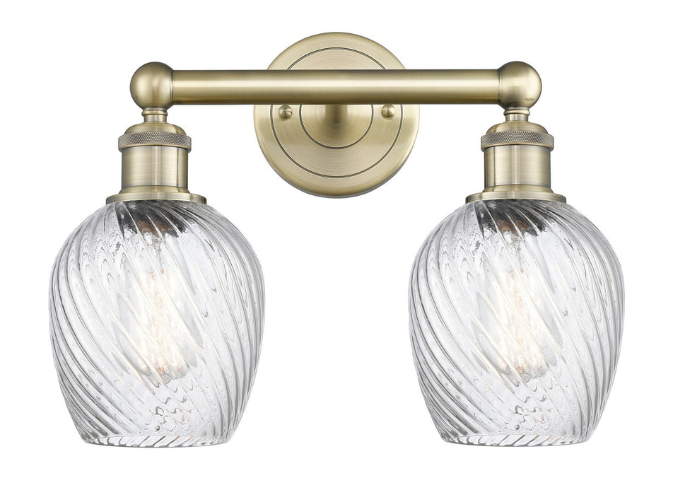 Innovations 616-2W-AB-G292 Two Light Bath Vanity, Antique Brass