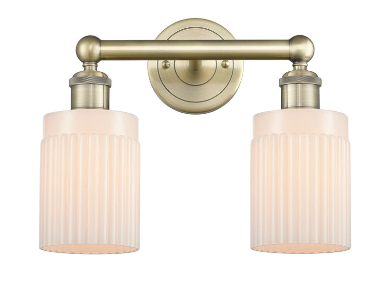 Innovations 616-2W-AB-G341 Two Light Bath Vanity, Antique Brass