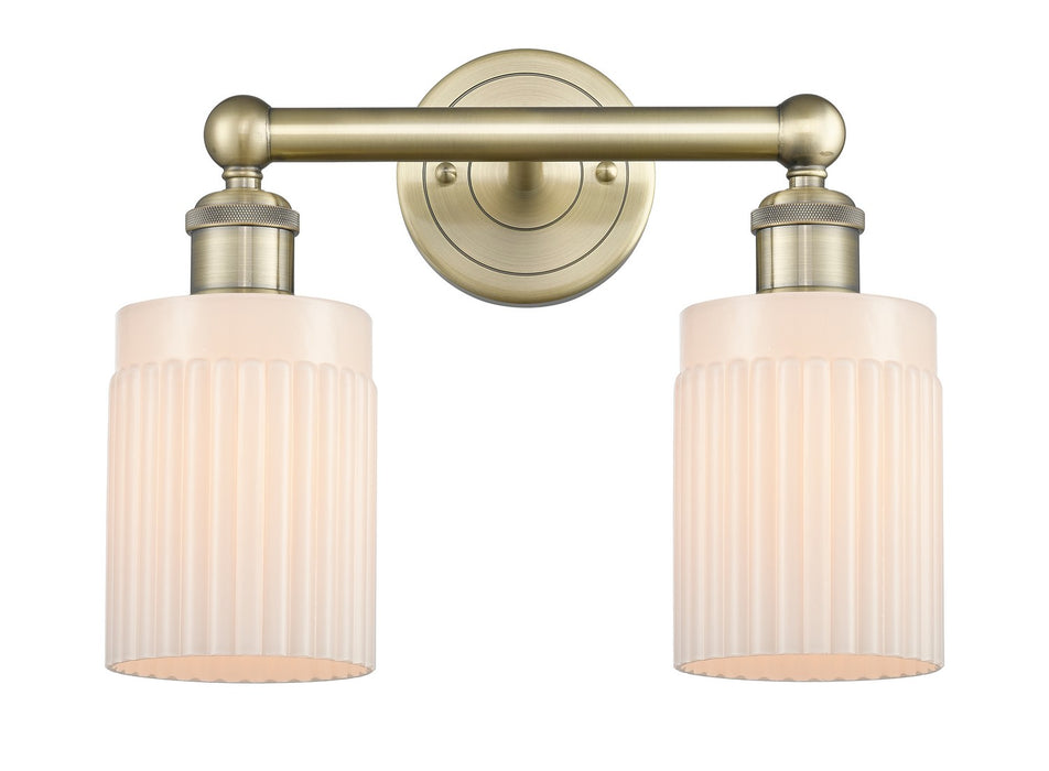 Innovations 616-2W-AB-G341 Two Light Bath Vanity, Antique Brass