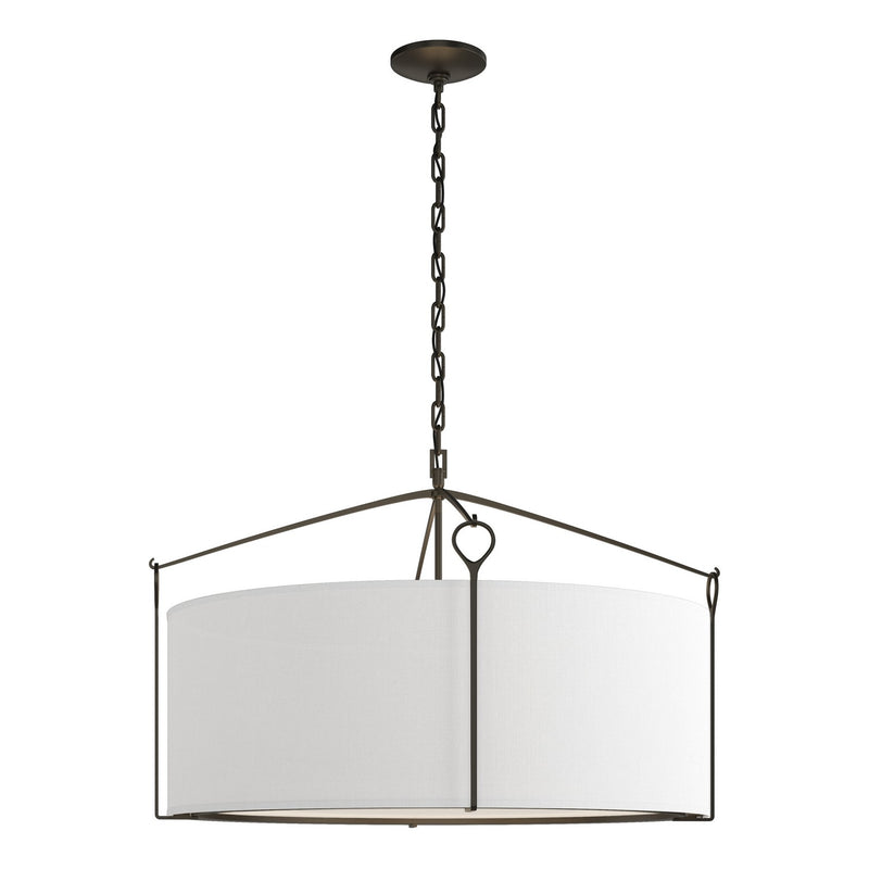 Hubbardton Forge 104255-SKT-10-SF2899 Four Light Pendant, Black
