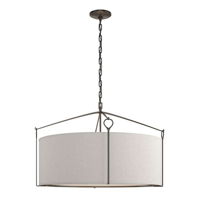 Hubbardton Forge 104255-SKT-14-SE2899 Four Light Pendant, Oil Rubbed Bronze