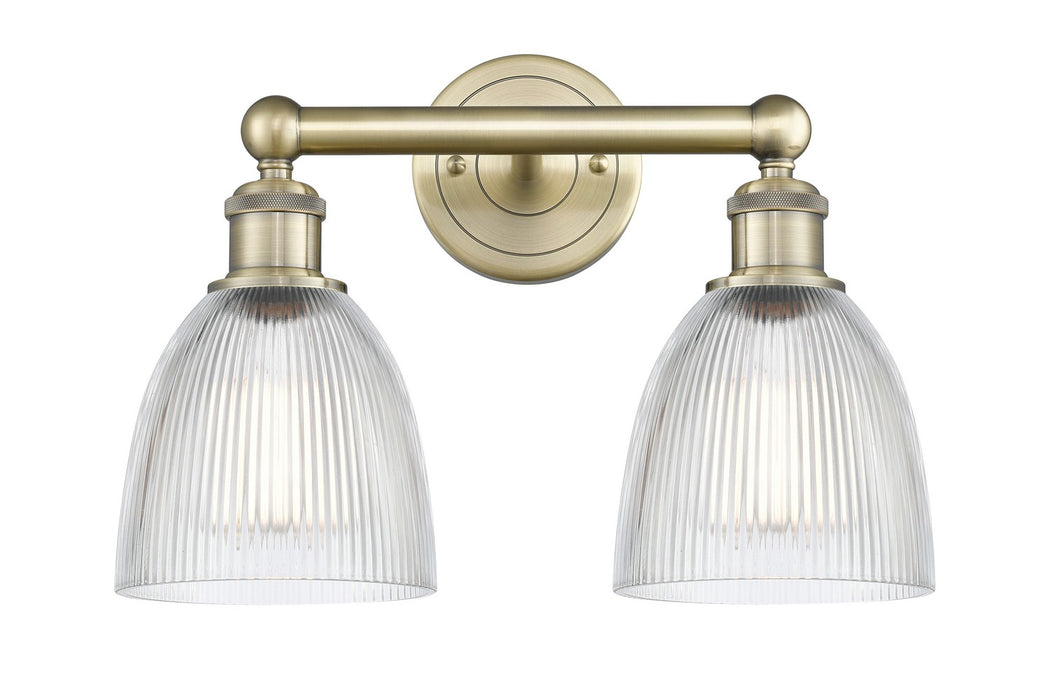 Innovations 616-2W-AB-G382 Two Light Bath Vanity, Antique Brass