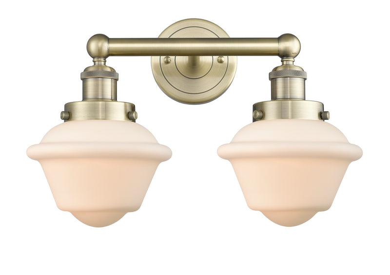 Innovations 616-2W-AB-G531 Two Light Bath Vanity, Antique Brass