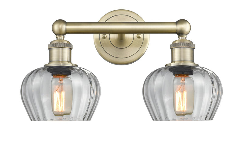 Innovations 616-2W-AB-G92 Two Light Bath Vanity, Antique Brass