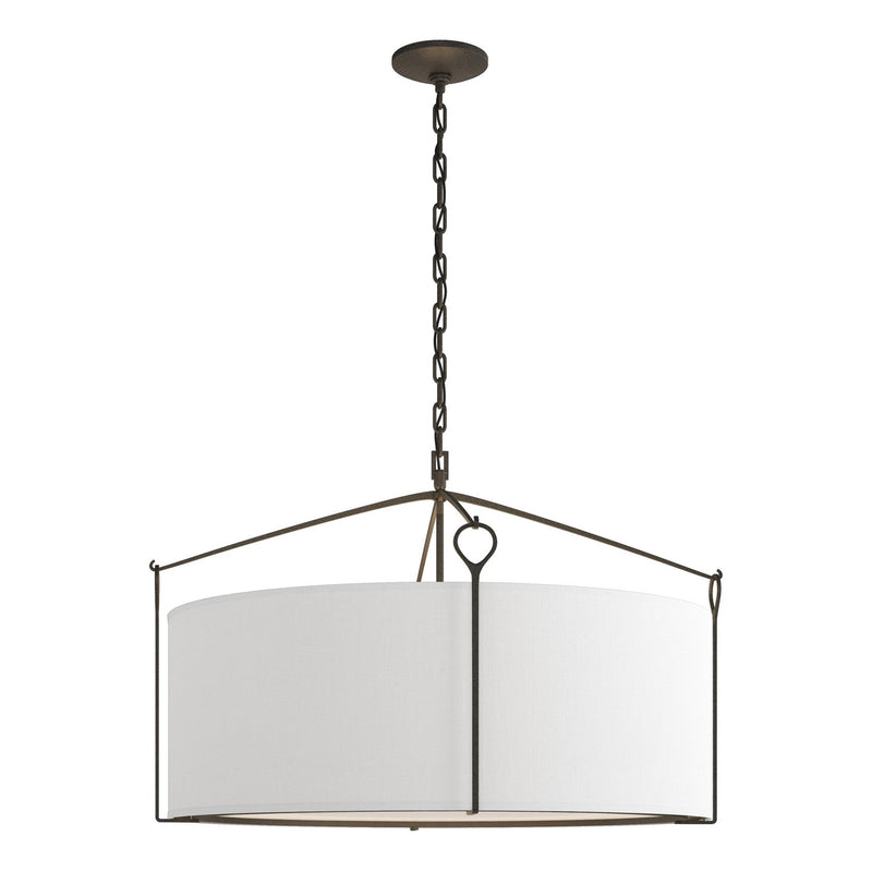 Hubbardton Forge 104255-SKT-20-SF2899 Four Light Pendant, Natural Iron