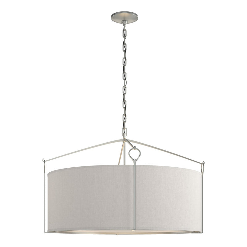 Hubbardton Forge 104255-SKT-82-SE2899 Four Light Pendant, Vintage Platinum