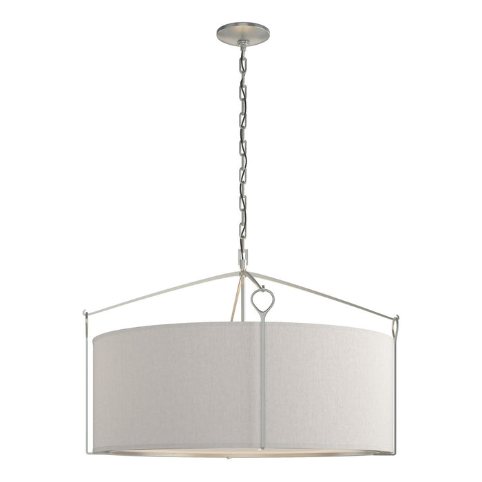 Hubbardton Forge 104255-SKT-82-SE2899 Four Light Pendant, Vintage Platinum