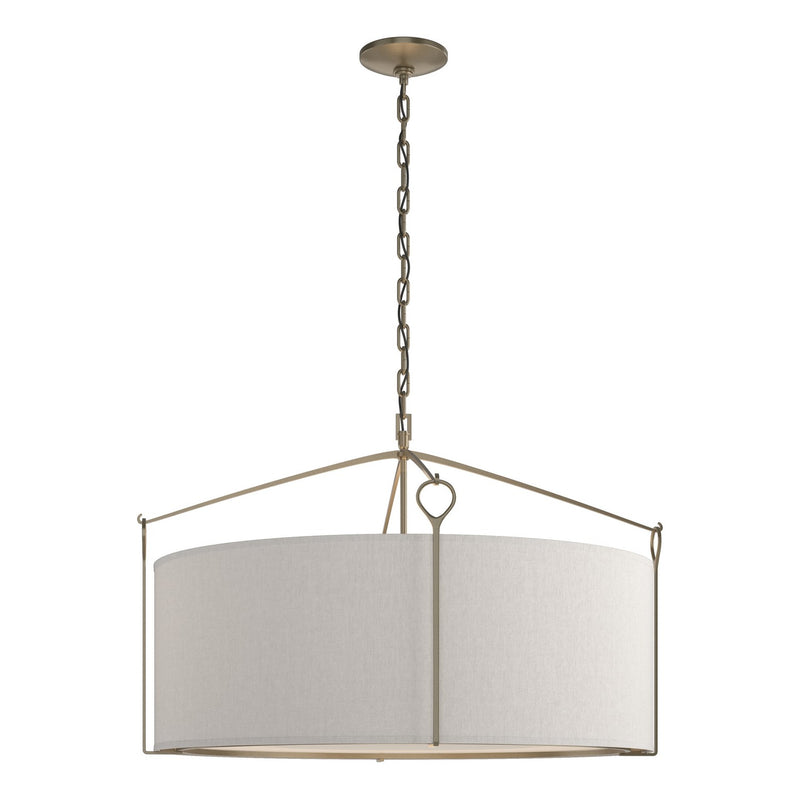 Hubbardton Forge 104255-SKT-84-SE2899 Four Light Pendant, Soft Gold