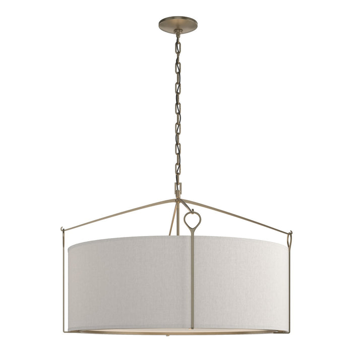 Hubbardton Forge 104255-SKT-84-SE2899 Four Light Pendant, Soft Gold