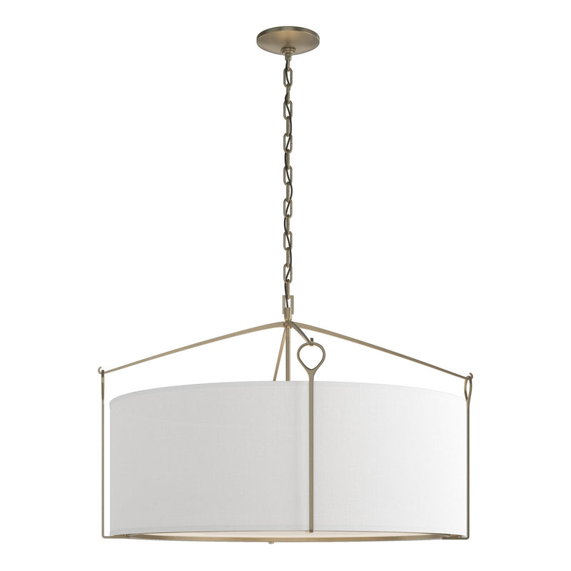 Hubbardton Forge 104255-SKT-84-SF2899 Four Light Pendant, Soft Gold