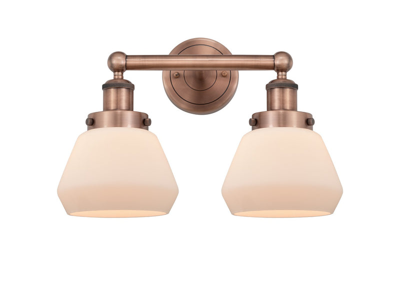 Innovations 616-2W-AC-G171 Two Light Bath Vanity, Antique Copper