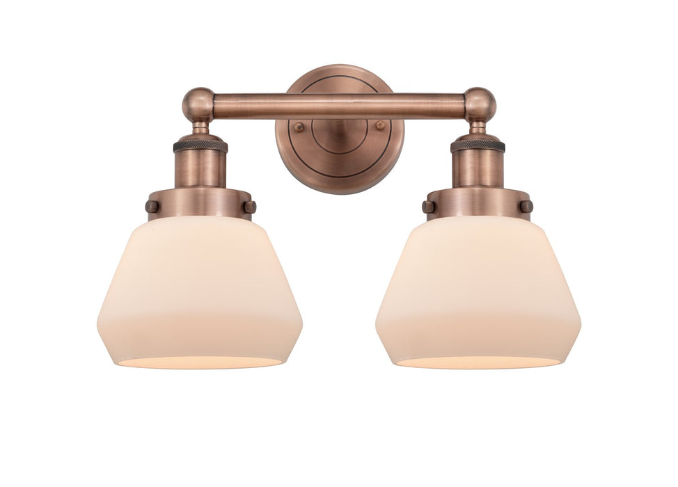 Innovations 616-2W-AC-G171 Two Light Bath Vanity, Antique Copper