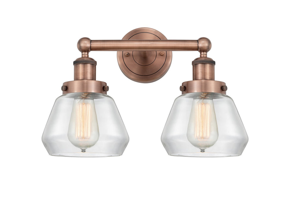 Innovations 616-2W-AC-G172 Two Light Bath Vanity, Antique Copper