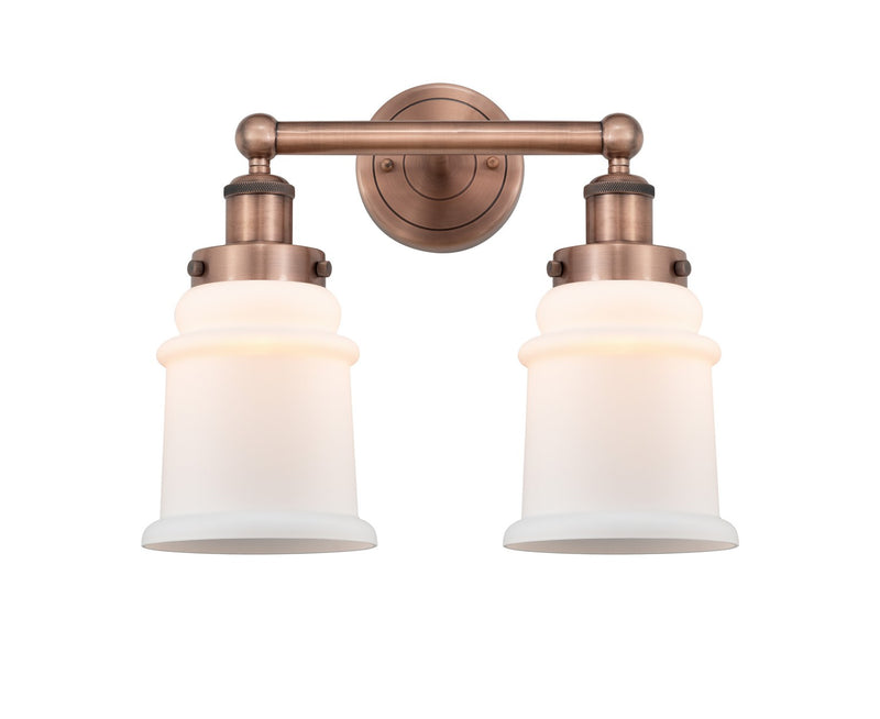Innovations 616-2W-AC-G181 Two Light Bath Vanity, Antique Copper